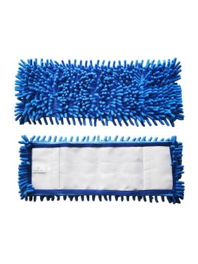 Mikrofibrinė grindų šluostė CHENILLE BLUE (40cm/50cm)