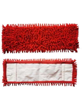 Mikrofibrinė grindų šluostė CHENILLE RED (40cm/50cm)