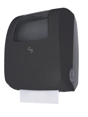 JVD Cleantech automatic towel dispenser, matt black