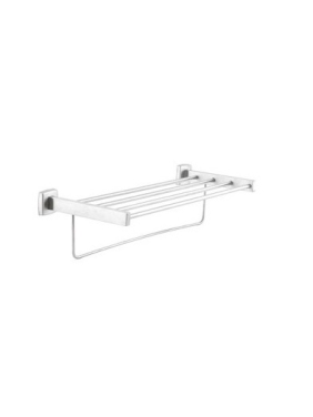 Stainless steel shelf with bar Mediclinics Medisteel AI0710CS, satin