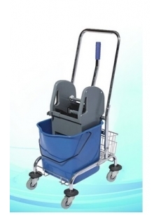 CHROME TROLLEY 25L, with basket