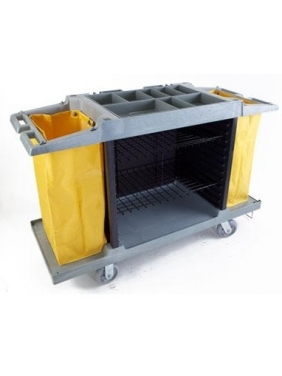MULTI-PURPOSE ROOM SERVICE TROLLEY, with 2 bags