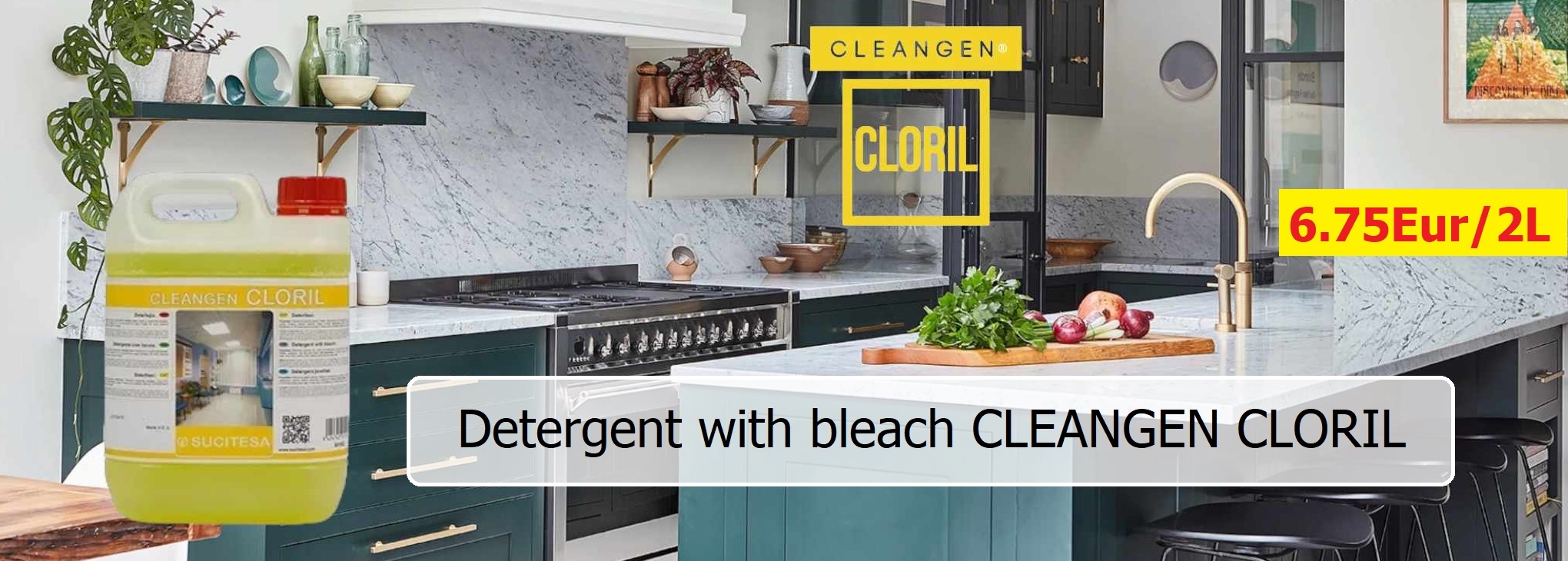 Detergent with bleach CLEANGEN CLORIL